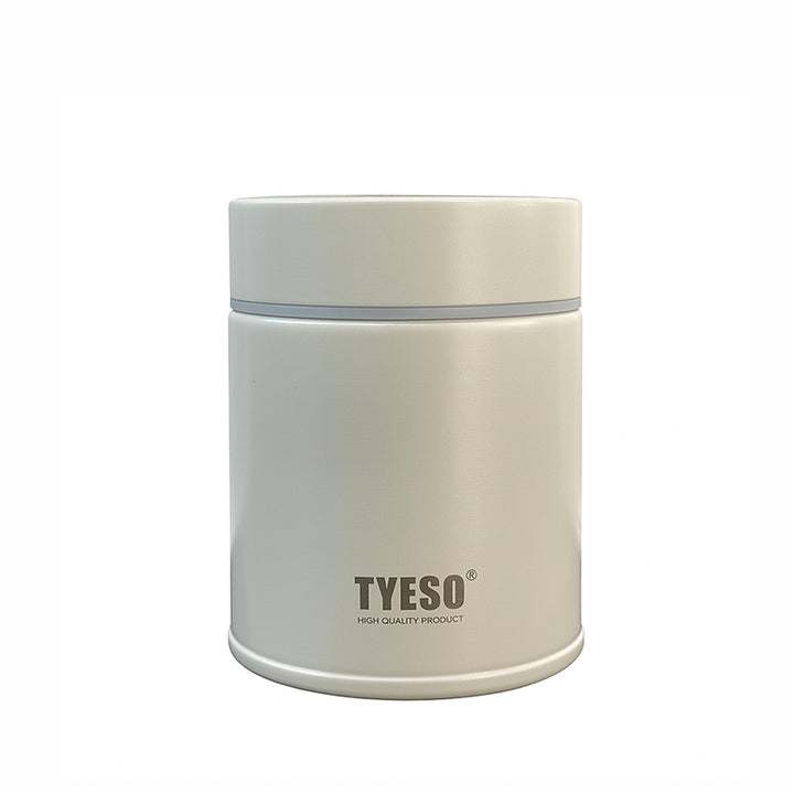 TYESO 1799-09 Vacuum Food Jar 200 ml White Stainless Steel – Compact Reusable Insulated Food Container from Siddiq Gifts Mussafah, Abu Dhabi
