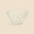 ISF-918 – Florence Glass Bowl – 24cm – 2550cc Capacity – Scalloped Wave Design