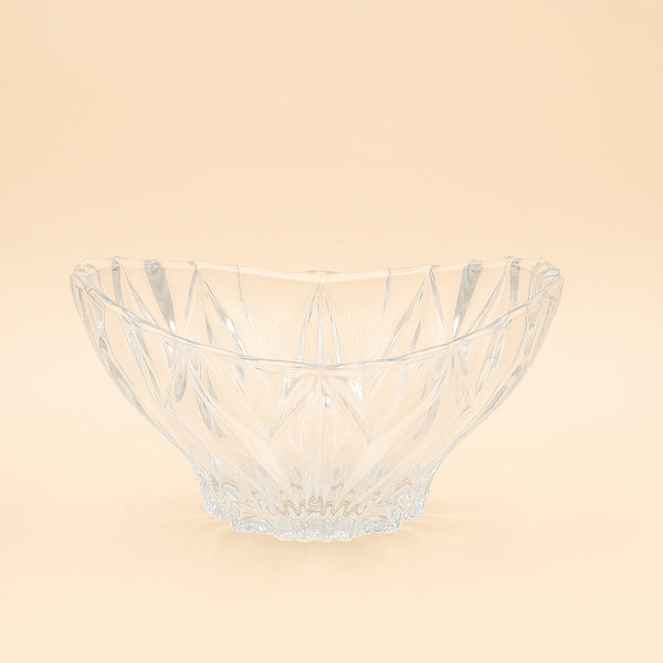 20662200 – Glass Fruit Bowl – 26 cm Large Decorative Clear Serving Bowl