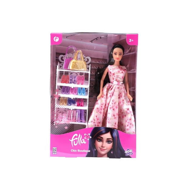 FUL-698098 Fulla Chic Boutique Doll – Fashion Playset with Bags & Shoes