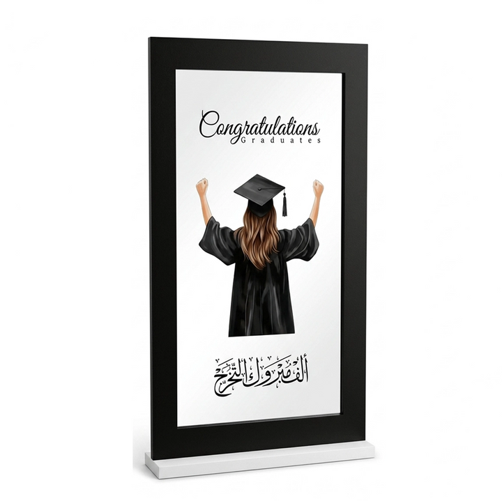 Acrylic Mirror Graduation Display Stand 78 x 158 CM | Siddiq Gifts