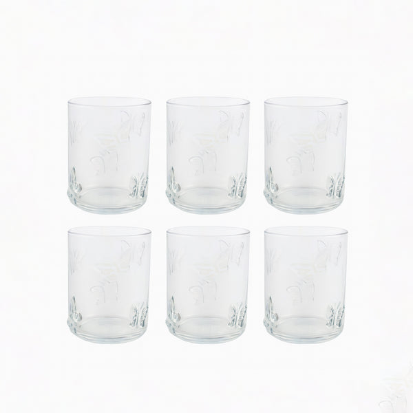 575-5 Glass Tumbler Set – 6 Pieces –  Drinking Glasses