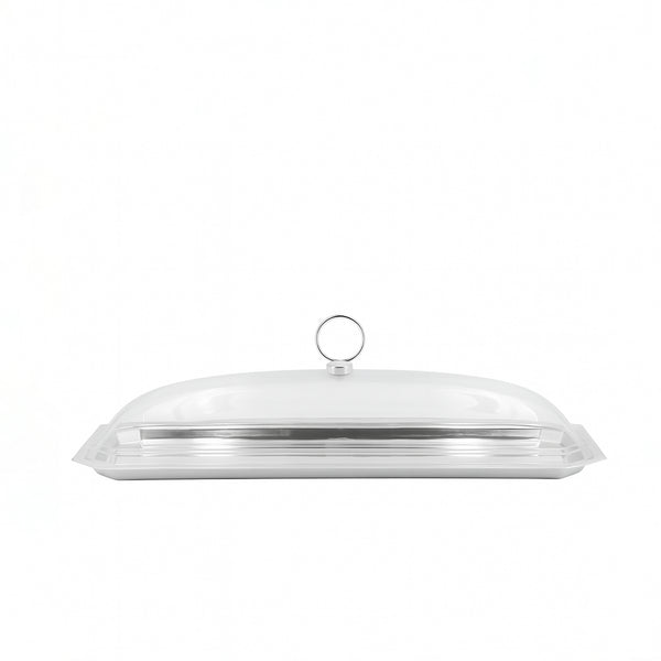CD-7428 – Long Rectangular Serving Tray with Acrylic Lid – 53cm (W) x 17cm (L)