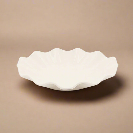 Ceramic Plate – Scalloped Edge Design – 9 Inches – 99318-11