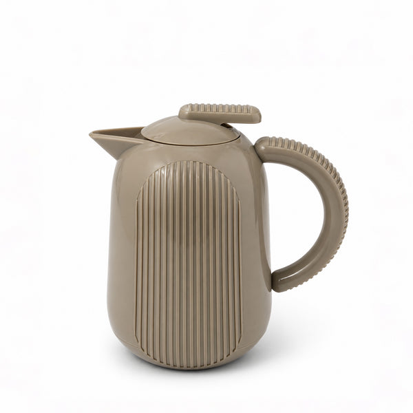 5652B Parati Vacuum Flask – 0.5L – Beige – Ribbed Modern Design