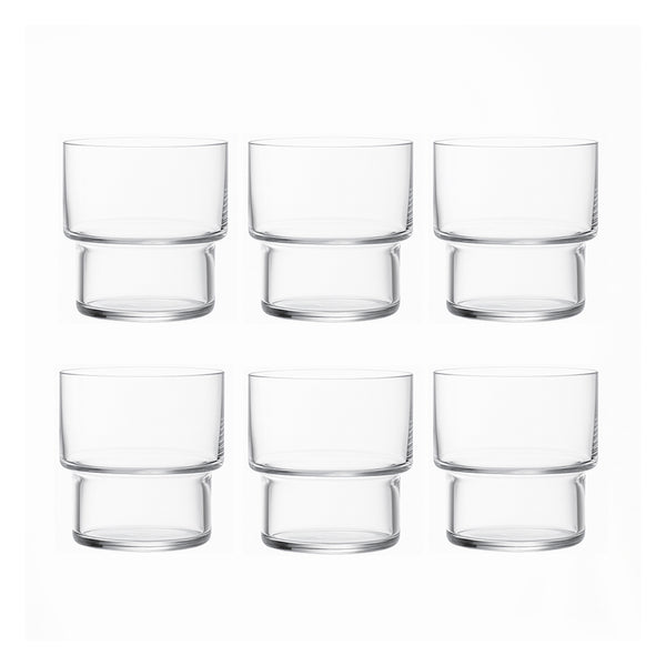 DCS3027-1 Deli Glass Set – 6 Pieces – 330 ml Transparent Drinking Glasses