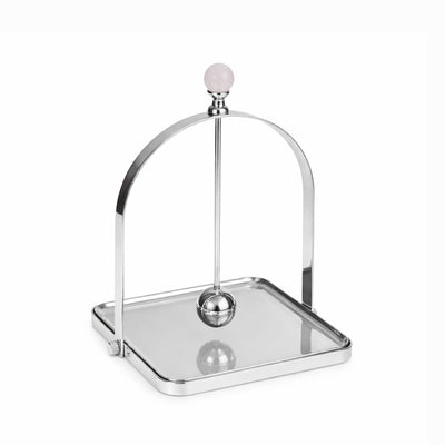 2098-57 Tissue Stand Silver Finish With Decorative Ball Top – Siddiq Gifts Mussafah Abu Dhabi