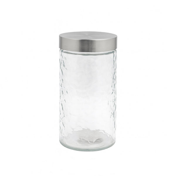 HMK20190 Glass Storage Jar with Metal Lid – 1700 ml