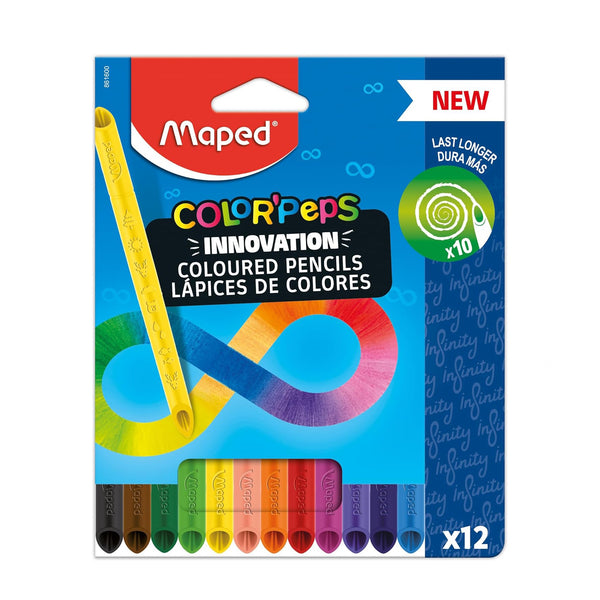 MD-861600 Maped Color’Peps Infinity Colour Pencils – 12 Colours