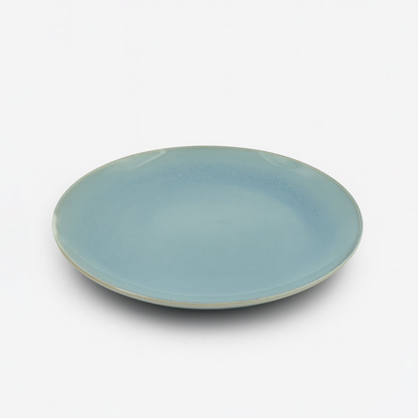 99576-15 – Ceramic Plate 27.9 cm – Blue Reactive Glaze