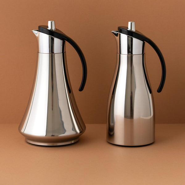 RF00004 Vacuum Flask Set – 2-Piece (0.7L + 0.7L) – Silver and Black