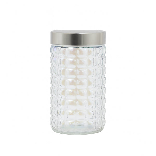 HMP10788 Glass Storage Jar with Metal Lid – 1700 ml