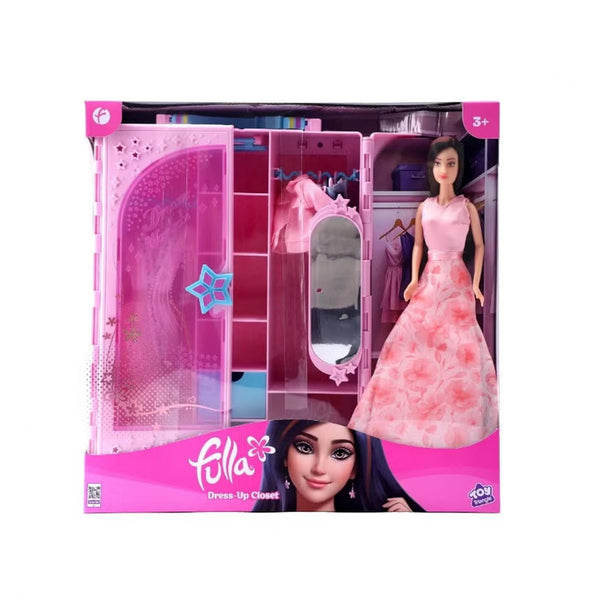 FUL-698118 Fulla Doll with Dress-Up Closet – Fashion Wardrobe Playset