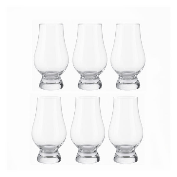 DCS3013-3 Deli Glass Set – 6 Pieces – 200 ml Transparent Curved Drinking Glasses