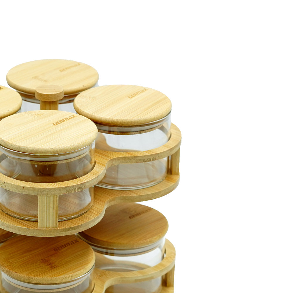 4041 Storage Jars With Rotating Rack