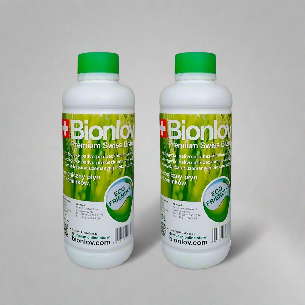 Bionlov Ethanol Fireplace Fuel – Pack of 2 (1L each)