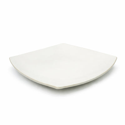 2308-11 Ceramic Square Dinner Plate – 11" – Classic White Gloss Finish | Siddiq Gifts – Mussafah Abu Dhabi