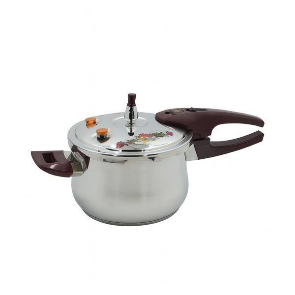 18/10 Stainless Steel Pressure Cooker – Durable Cookware with Safety Lock