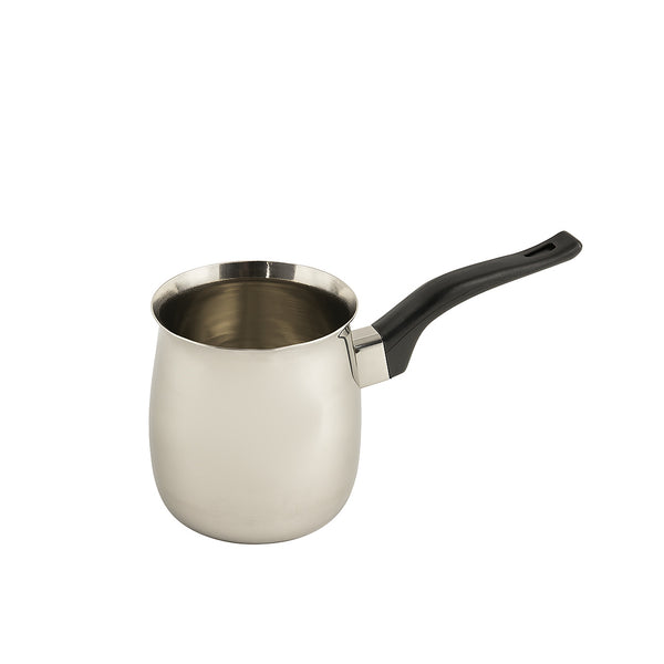 SS-HCW3 – Stainless Steel Heavy Coffee Warmer No.3 – 850ml with Black Handle