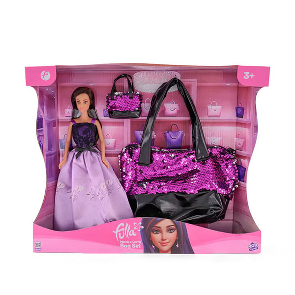 FUL-698100 Fulla Doll with Match & Carry Bag Set – Fashion & Accessories Playset
