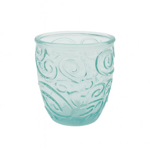 1006 Eco Green Triana Glass Tumbler – 250 cc – Decorative Reusable Drinking Glass