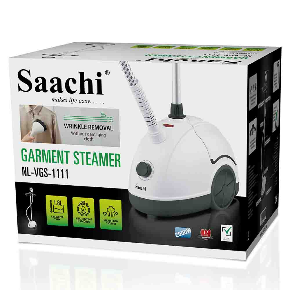 NL-VGS-1111 – Garment Steamer – 1.8L Tank with Fast Heat & Strong Steam Flow
