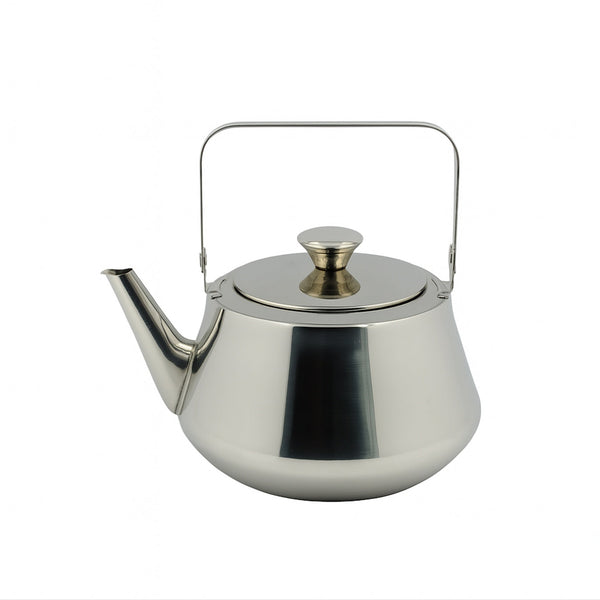 20609 – Stainless Steel Tea Kettle – 2L Capacity – Sleek Flat-Base Design