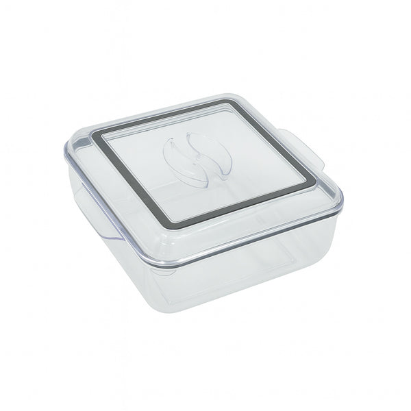 F311 Rectangle Storage Box – 2L Capacity – Clear Airtight Plastic Container with Lid