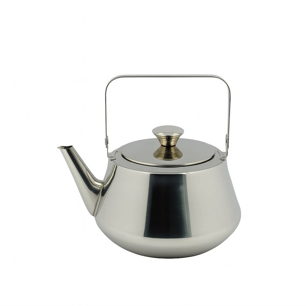 20608 – Stainless Steel Tea Kettle – 1.7L Capacity – Sleek Flat-Base Design
