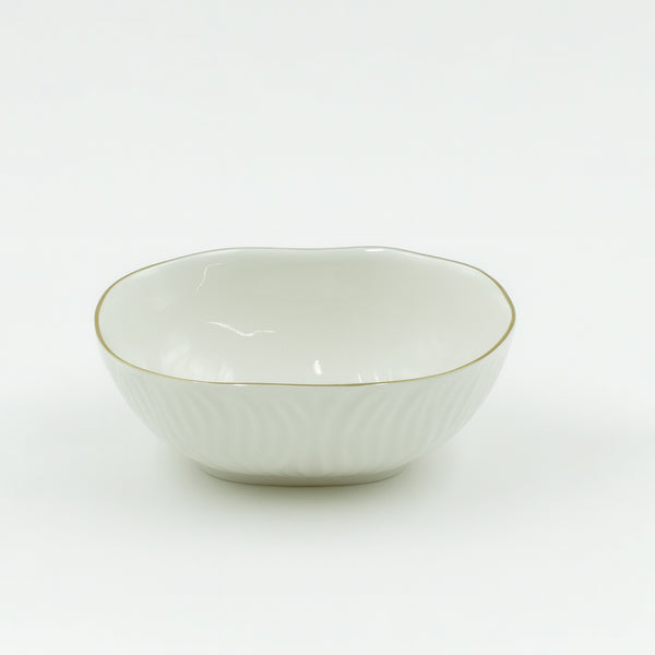 SC3632 Bowl – 4.15" Porcelain with Gold Rim