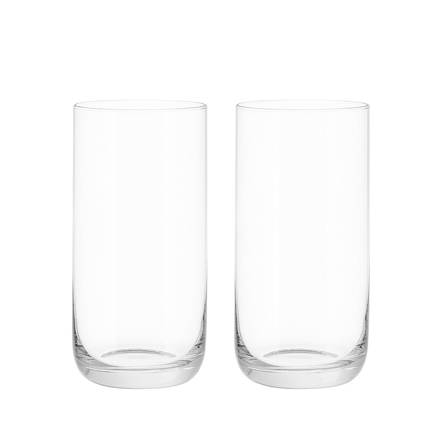 420039 – Iconic Long Drink Glass 2PC Set – 540ml – Clear Highball Tumbler Design