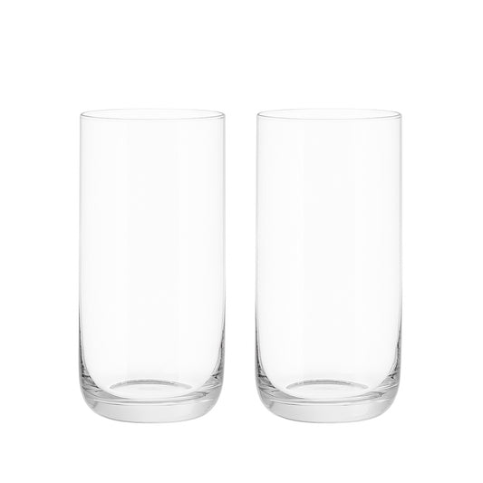 420039 – Iconic Long Drink Glass 2PC Set – 540ml – Clear Highball Tumbler Design