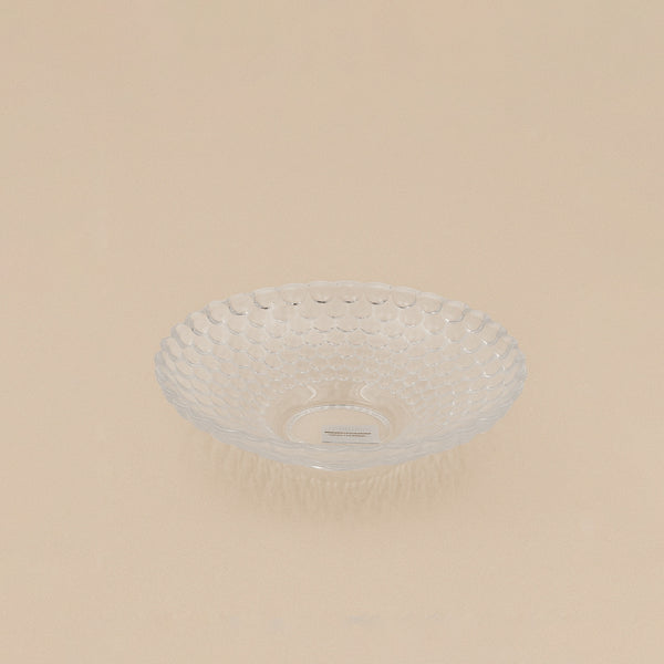 P106-2 – Glass Plate – 30cm – Bubble Textured Clear Design