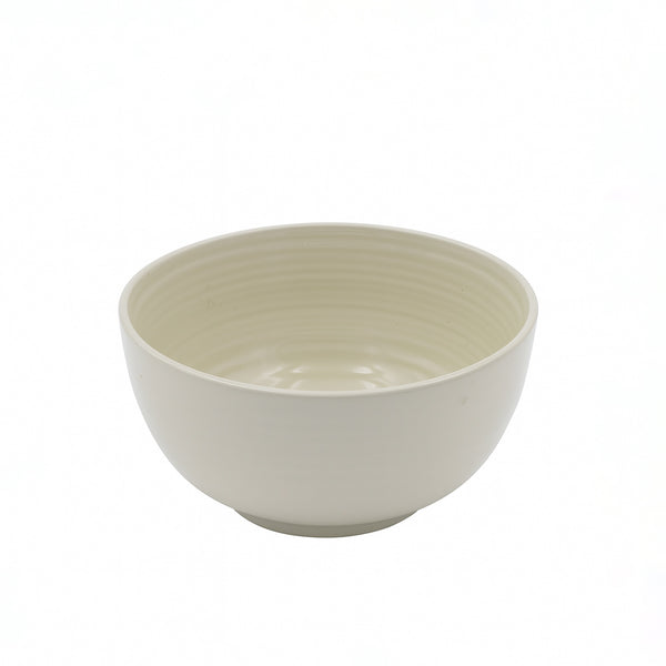 99582-09 – Ceramic Bowl – 6 Inches – Off-White with Ribbed Texture