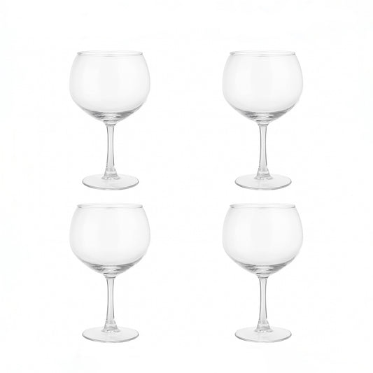 EJ6468 – Glass Goblet 4-Piece Set – 740ml (25oz) – Clear Wine Glasses