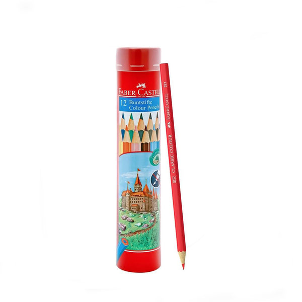 115826 – Faber-Castell Colour Pencils – 12 Shades