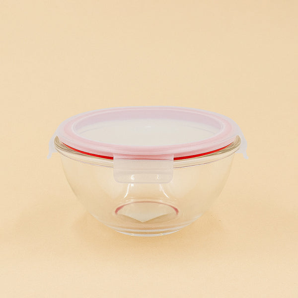 BG-GMB – Beyti Glass Bowl with Lid  – Heat-Resistant Borosilicate Storage Bowl