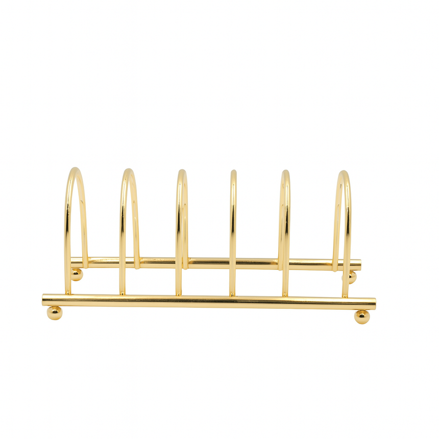 MT-43 – حامل أطباق – ذهبي – 30 سم (عرض) × 11 سم (ارتفاع)