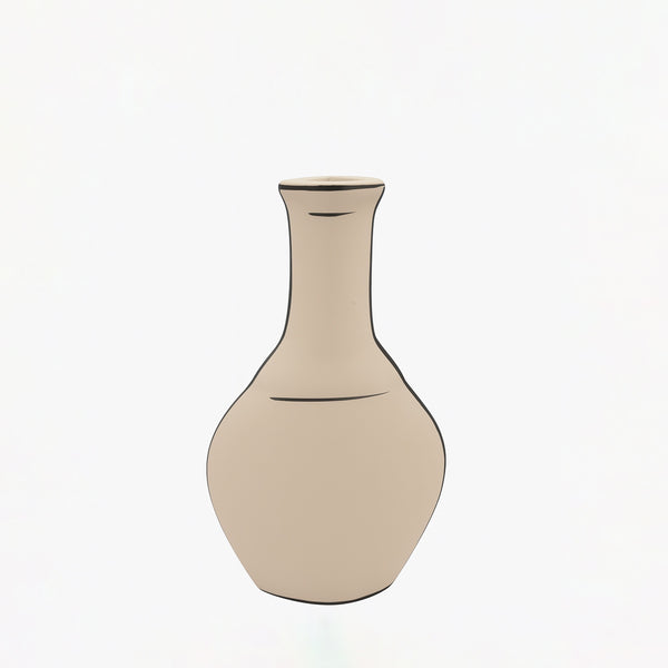NW240798S-BEBK – Narrow Neck Artistic Flower Vase – 27cm (H)