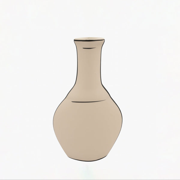 NW240798L-BEBK – Narrow Neck Artistic Flower Vase – 32cm (H)