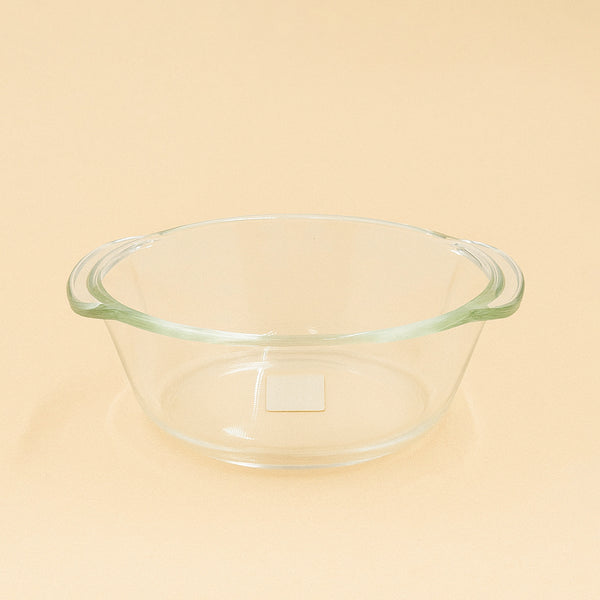 LL-8651301 – Round Baking Dish 700 ml – Glass Bakeware with Handles