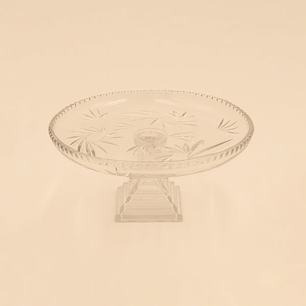 13171700 – Glass Fruit Bowl with Footed Base – 30cm