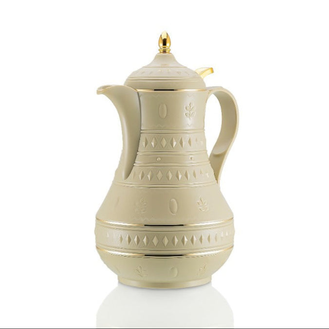 RS-712 Rose Thermos Vacuum Flask – Double-Walled, Push-Button Cap Design