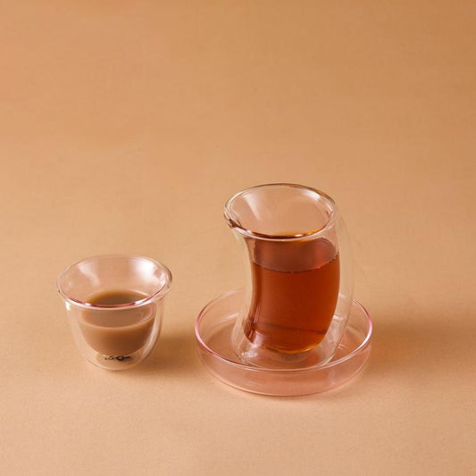 RA310311H Shouq Tea & Cawa Cup Set Pink 18 pcs