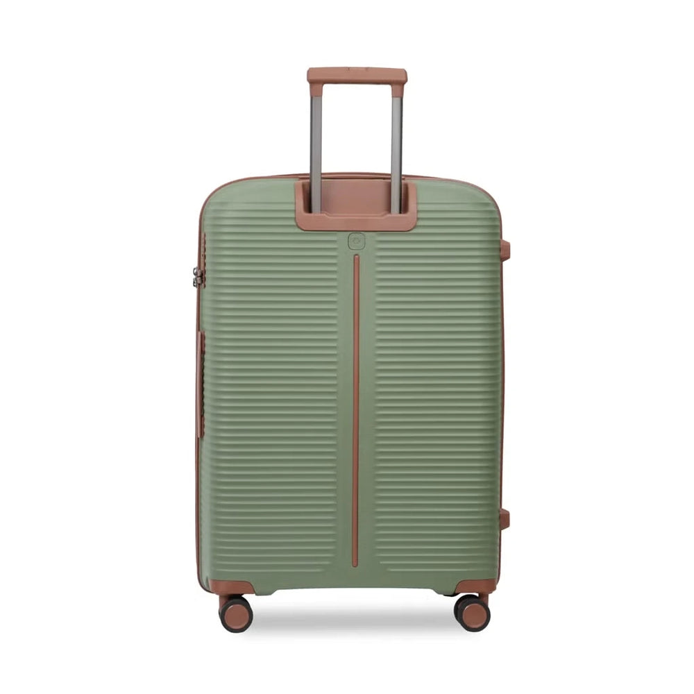 TP97980-3 PRESIDENT Trolley Case Set – 3-Piece Olive Green TSA Lock, 360° Spinner Wheels & Expandable Hard Shell
