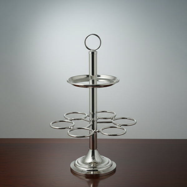 CD-7255 Cawa Cup Holder – Silver Finish – 6 Ring Design