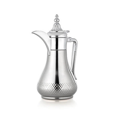 SWD/D-060-CR Almarjan Vacuum Flask – 0.6L – Silver Arabic Coffee Flask