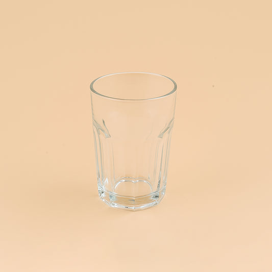 52708 – Glass Tumbler – Clear – Faceted Design