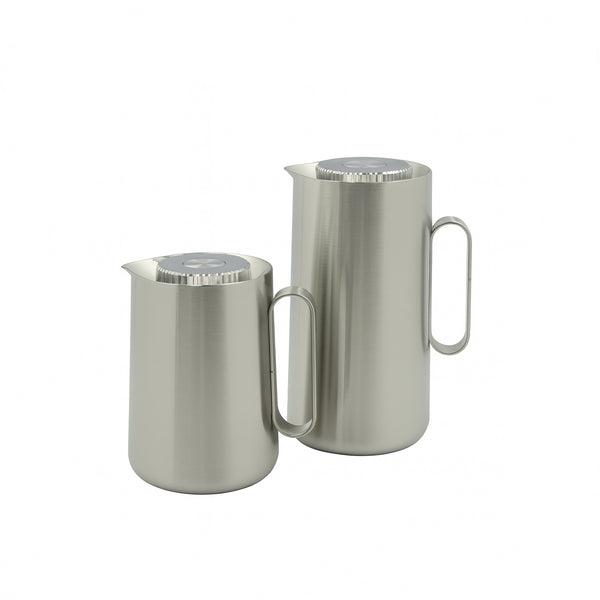 NB5560A Vacuum Flask 2-Piece Set (0.35L + 0.6L) – Silver Stainless Steel Thermos