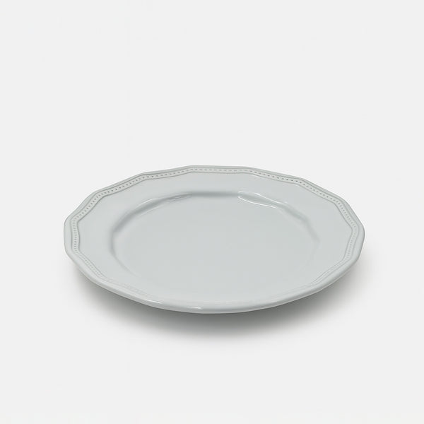 99580-13 – Ceramic Dessert Plate 20.3 cm – White with Scalloped Edge